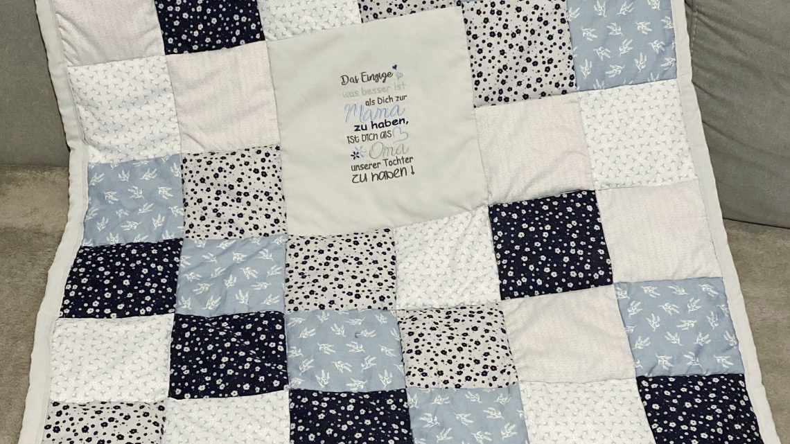Patchworkdecke Mami/Oma