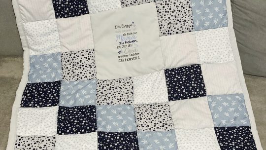 Patchworkdecke Mami/Oma